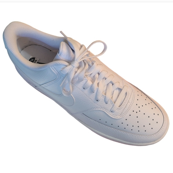 New Nike Court Vision Low Triple White CD 5463-100 Men’s Casual Shoes Me… - Picture 6 of 9
